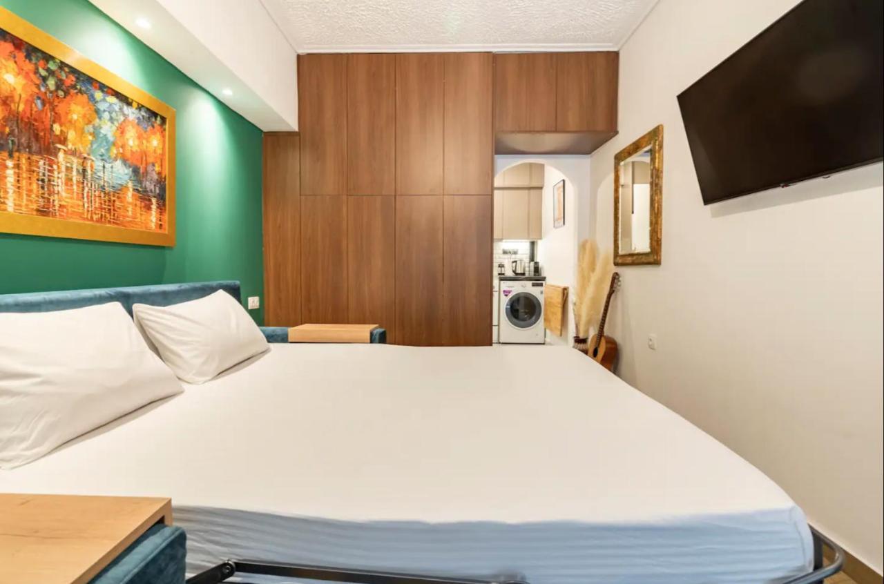 Cute Tiny Apartment In The Heart Of Flisvos Atene Esterno foto
